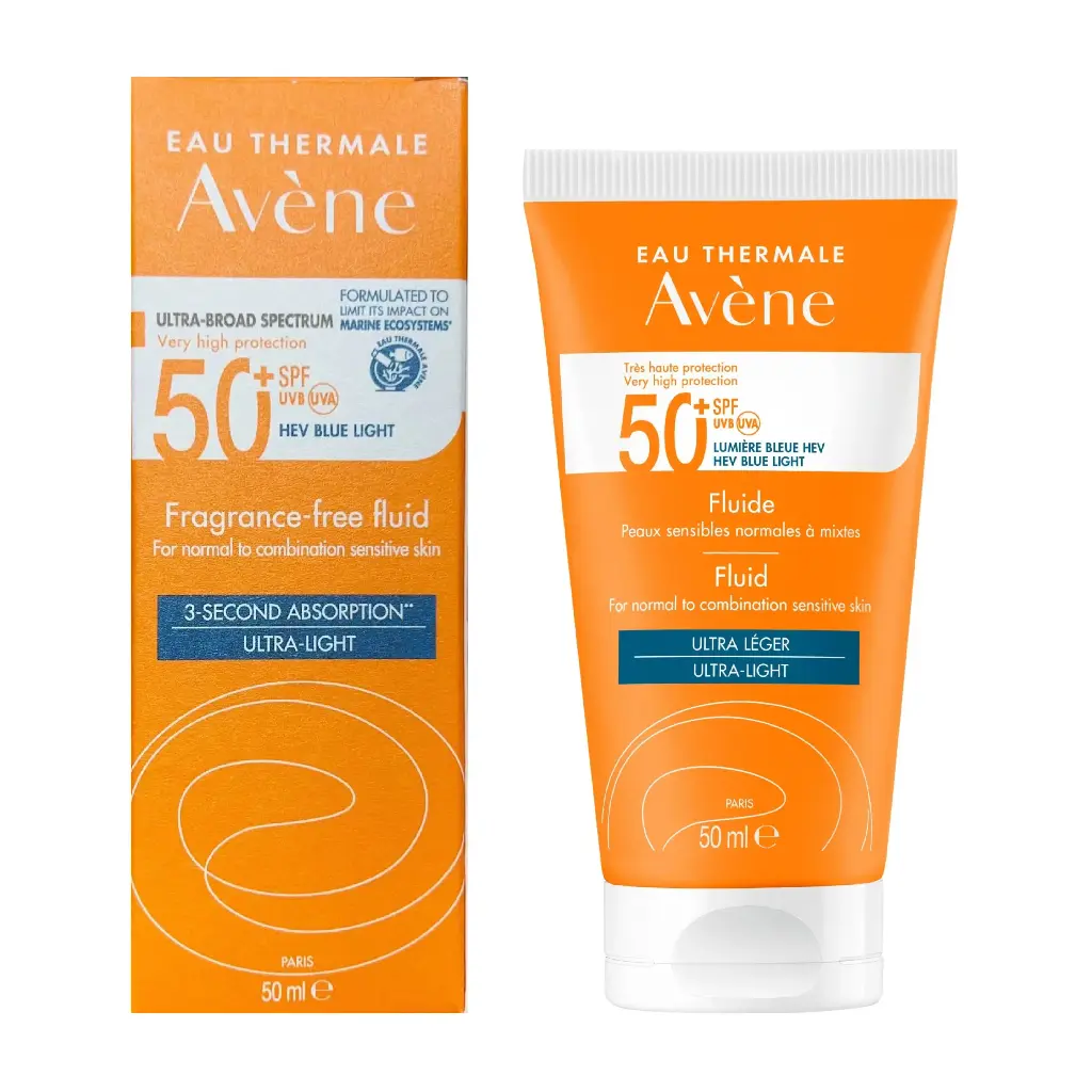 AVENE - VERY HIGH PROTECTION FLUID 3 SECOND ABSORPTION ULTRA LIGHT SPF50 50ML