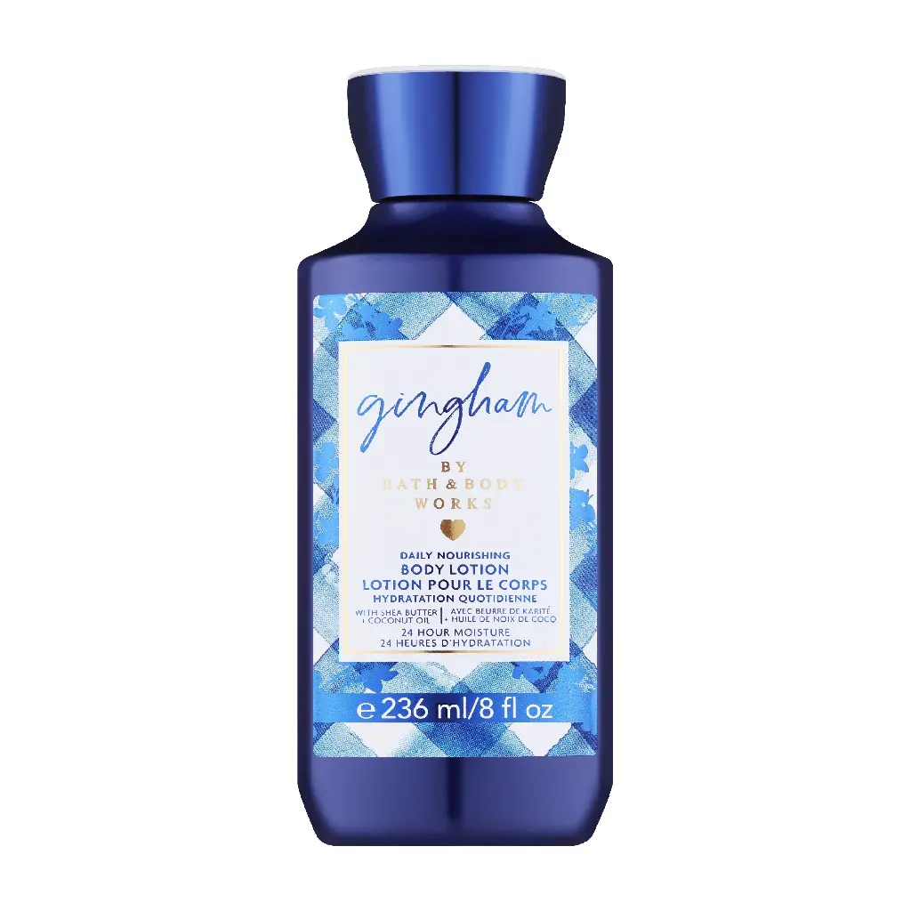 BATH & BODY WORKS - GINGHAM 24-HOUR MOISTURE BODY LOTION 236ML