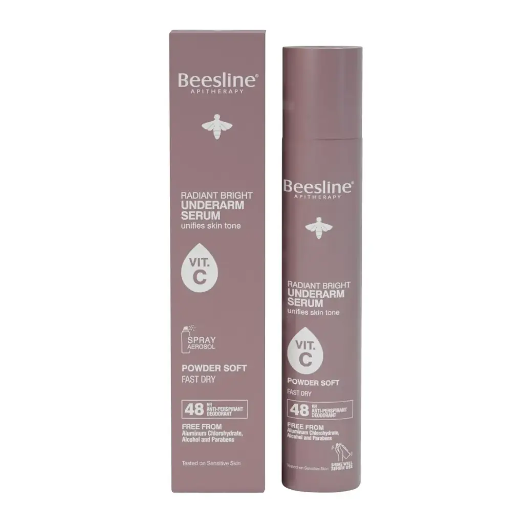 BEESLINE - RADIANT BRIGHT UNDERARM SERUM WITH VITAMIN C POWDER SOFT 150ML