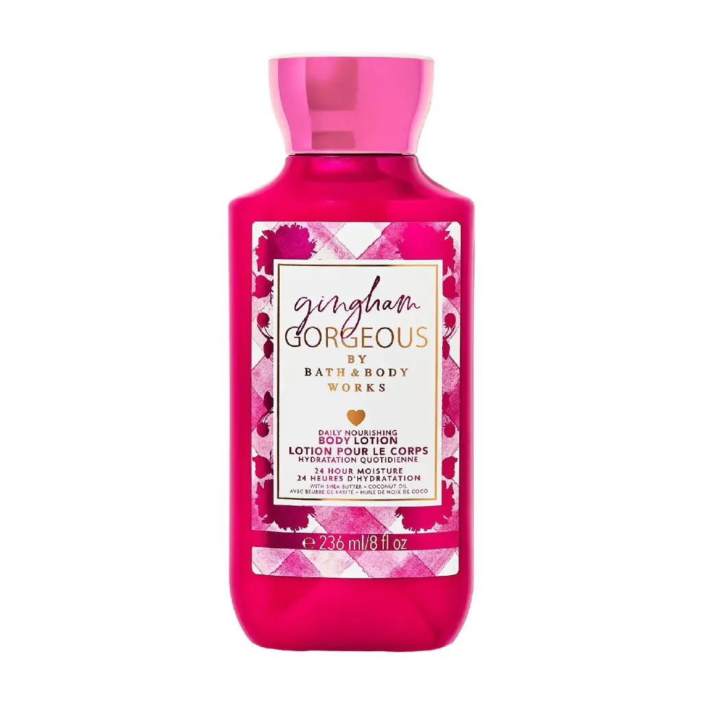 BATH & BODY WORKS - GINGHAM GORGEOUS 24-HOUR MOISTURE BODY LOTION 236ML