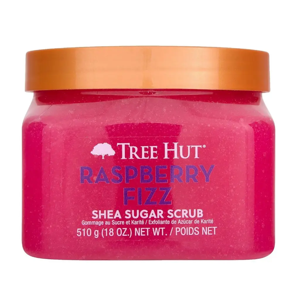 TREE HUT - SHEA SUGAR RASPBERRY FIZZ BODY SCRUB 510G
