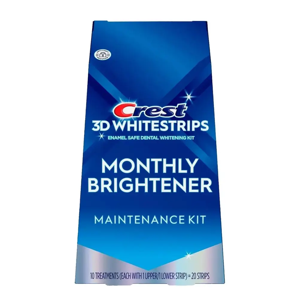 CREST - 3D WHITESTRIPS MONTHLY BRIGHTENER KIT MAINTENANCE 10 TRAITEMENTS