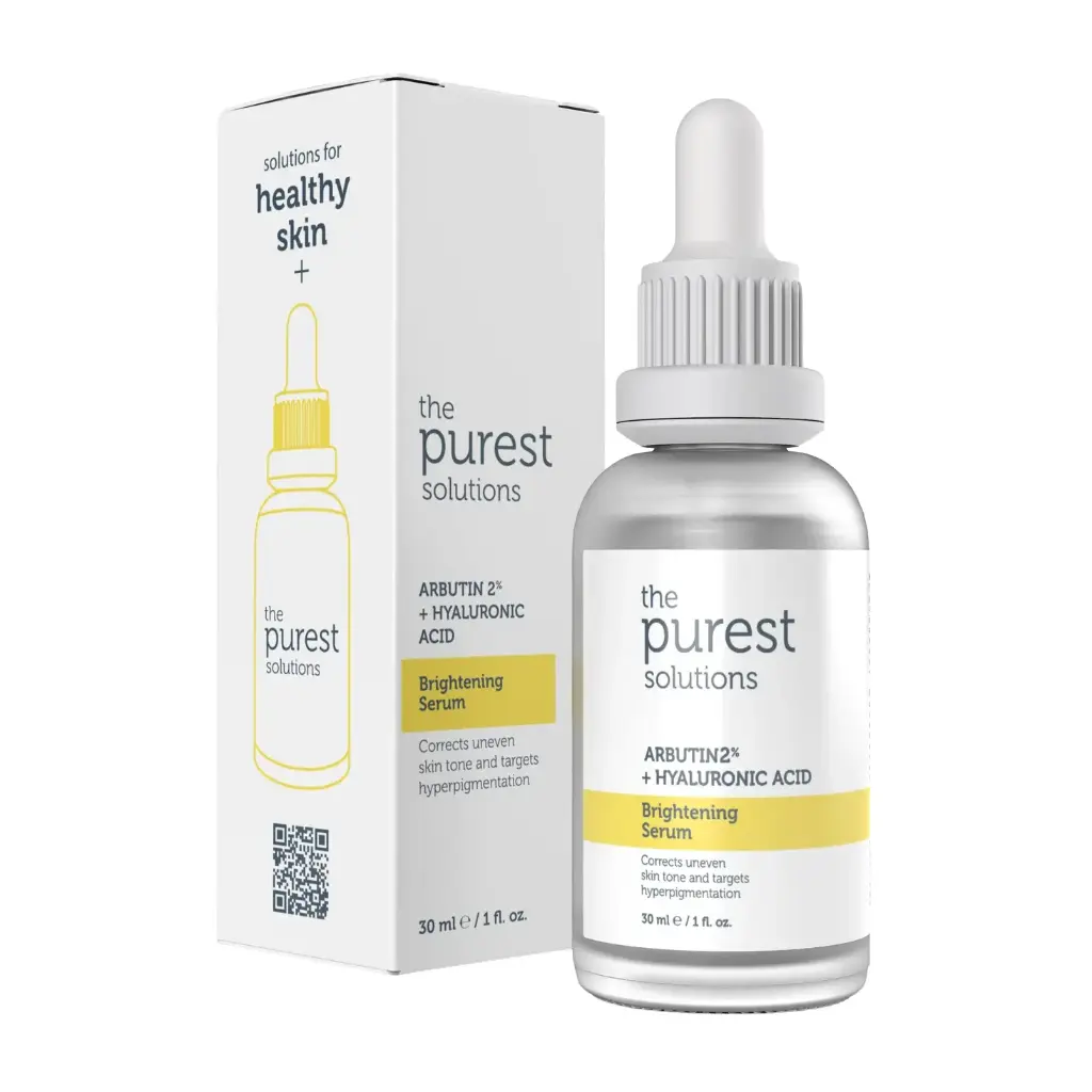 THE PUREST SOLUTIONS - ARBUTIN 2% + HYALURONIC ACID BRIGHTENING SERUM 30ML