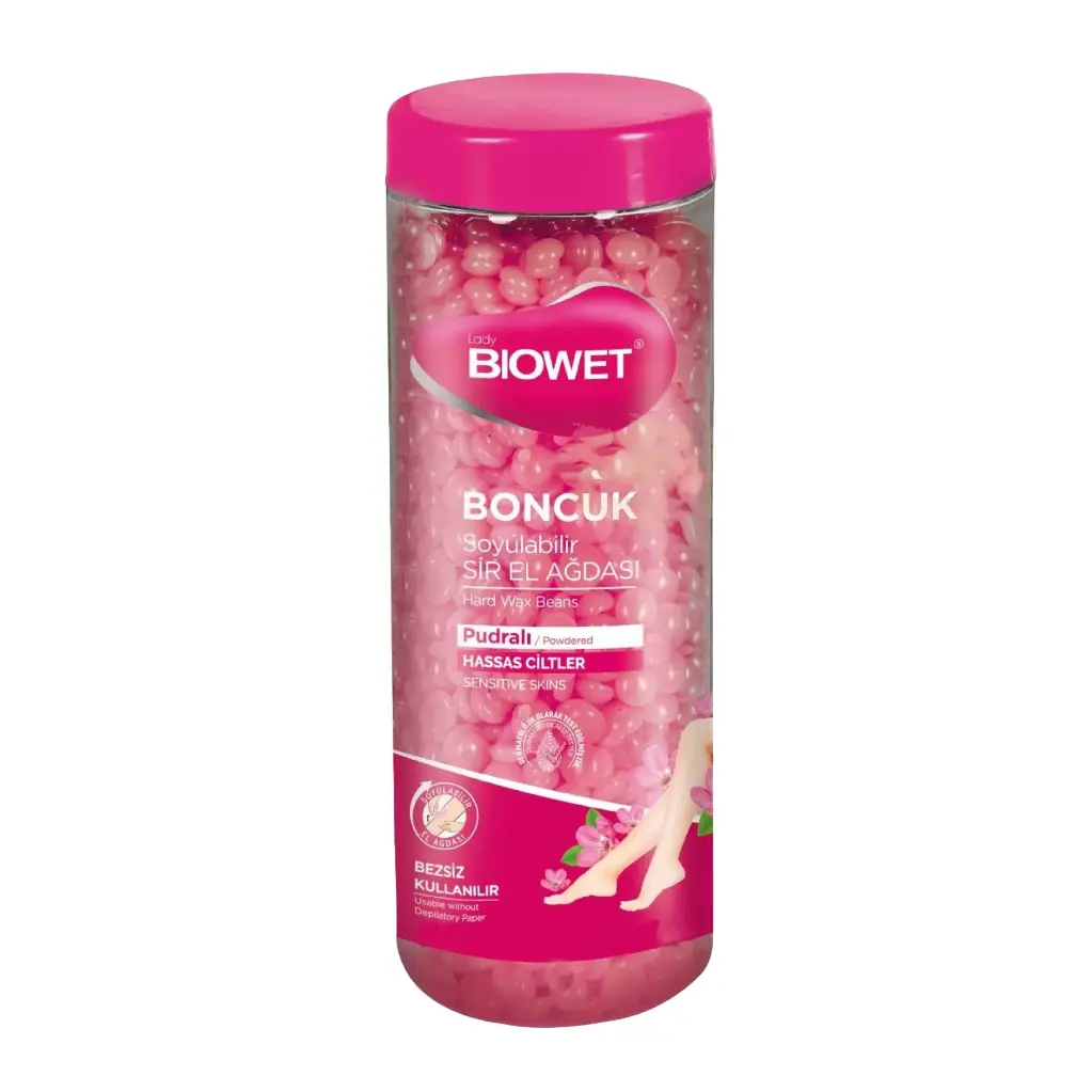 LADY BIOWET - HARD WAX BEANS FOR SENSITIVE SKINS 400G