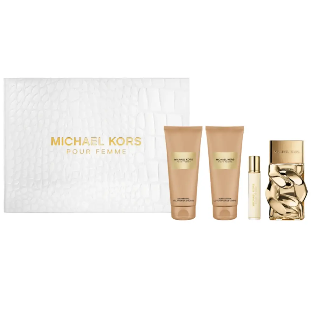 MICHAEL KORS - GIFT SET MICHAEL KORS POUR FEMME EDP 100ML + 10ML + SHOWER GEL 100ML + LOTION 100ML