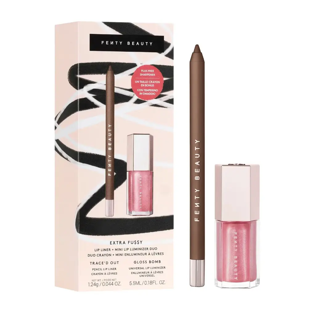 FENTY BEAUTY - EXTRA FU$$Y LIP LINER + MINI LIP LUMINIZER DUO WITH SHARPENER