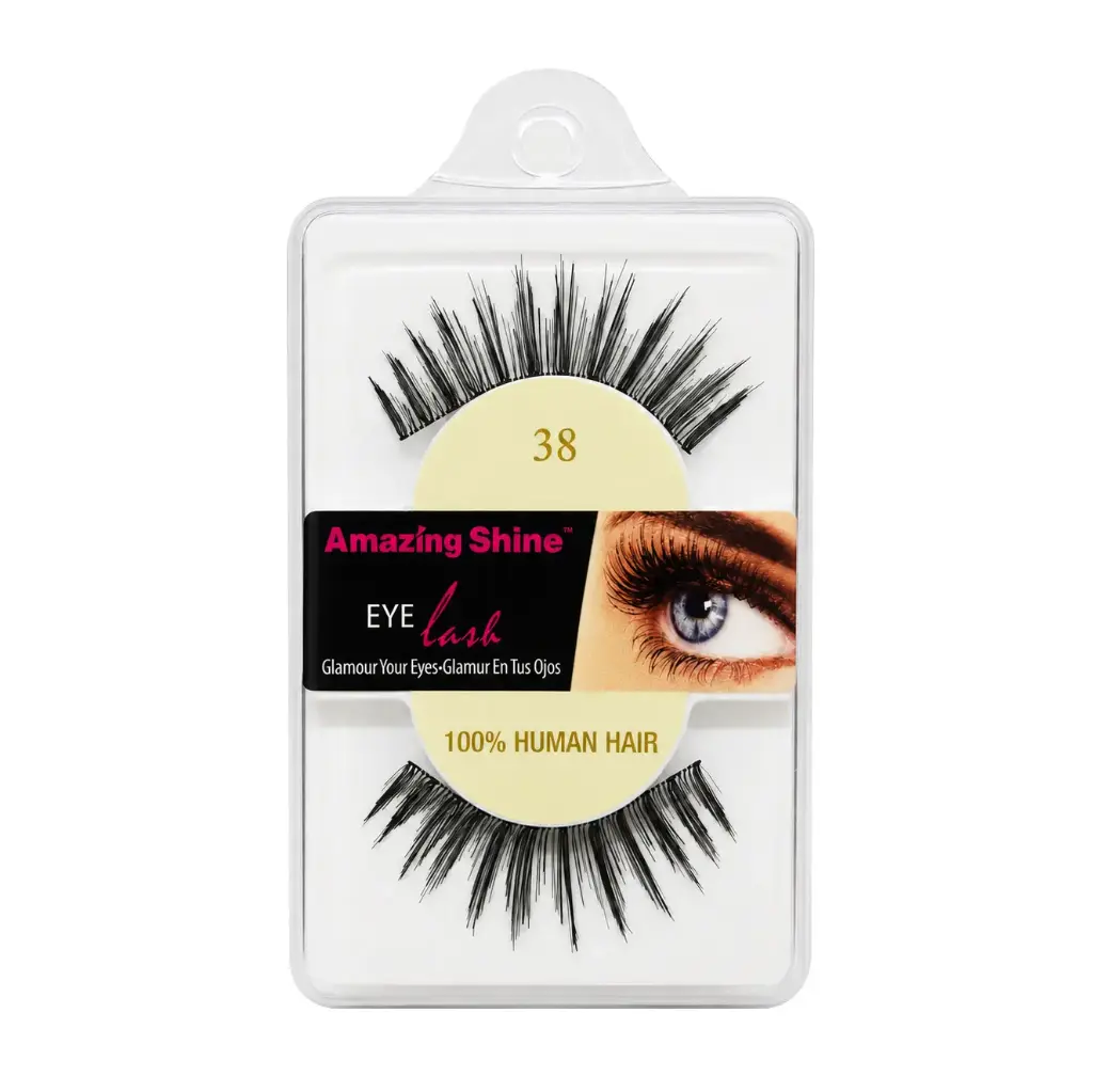 AMAZING SHINE - N38 EYE LASH 100% HUMAN HAIR