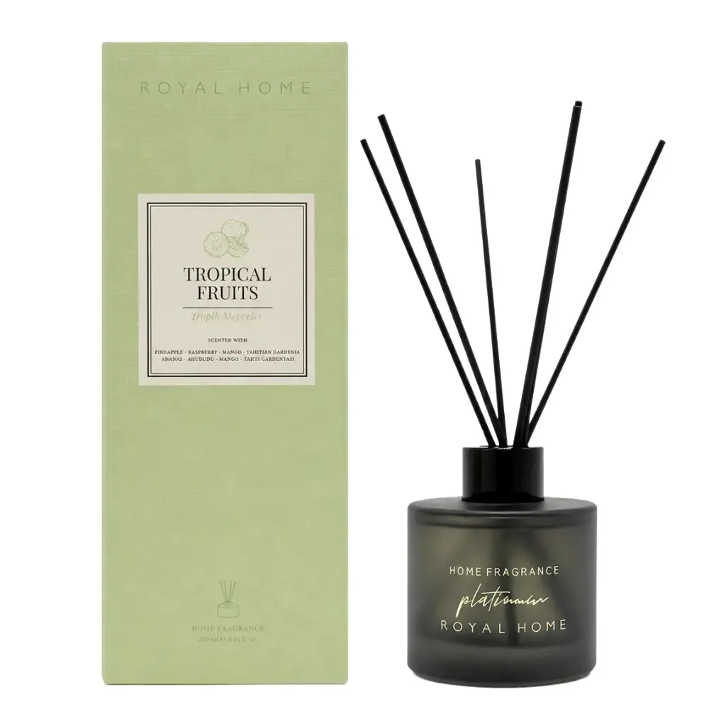 رويال بلاتينيوم - أعواد معطرة للمنزل برائحة تروبيكال فروتس 120 مل