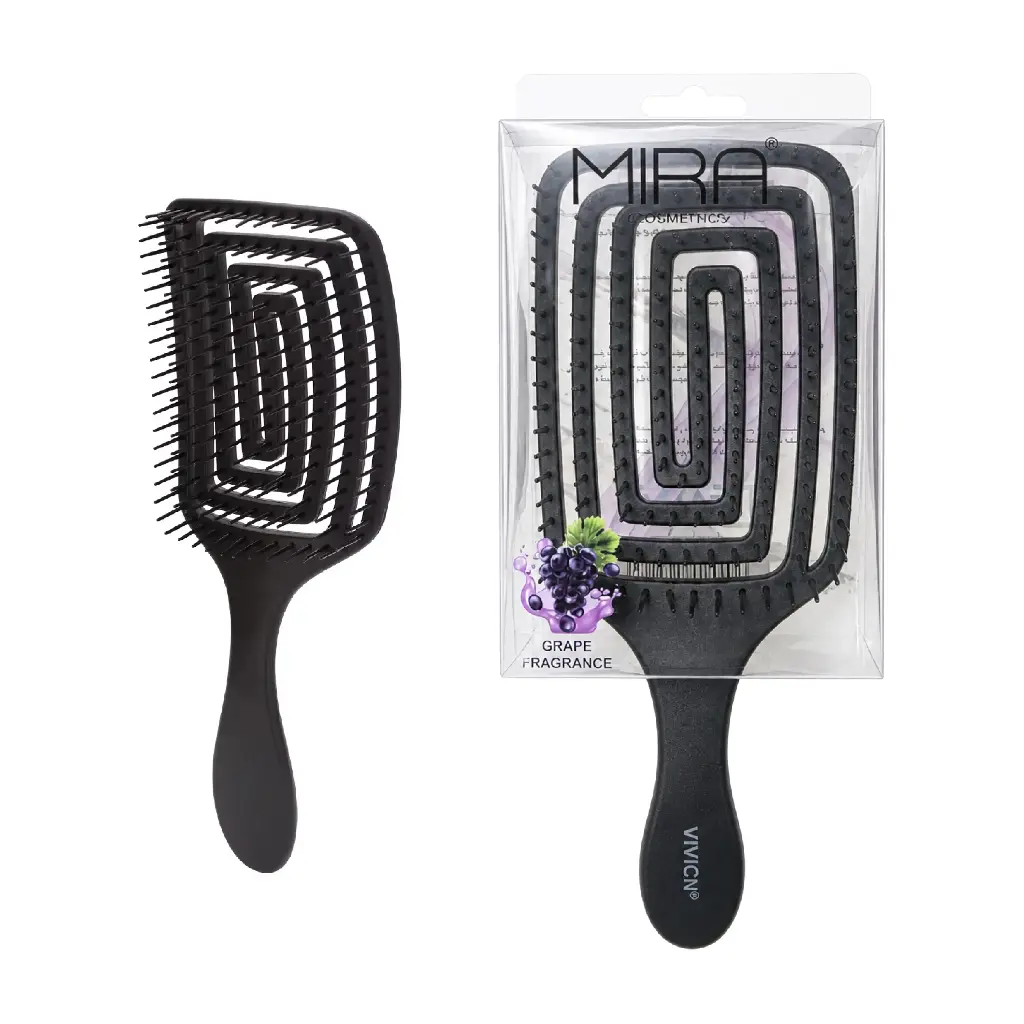 MIRA - HAIR BRUSH WITH GRAPE FRAGRANCE FLAVOR