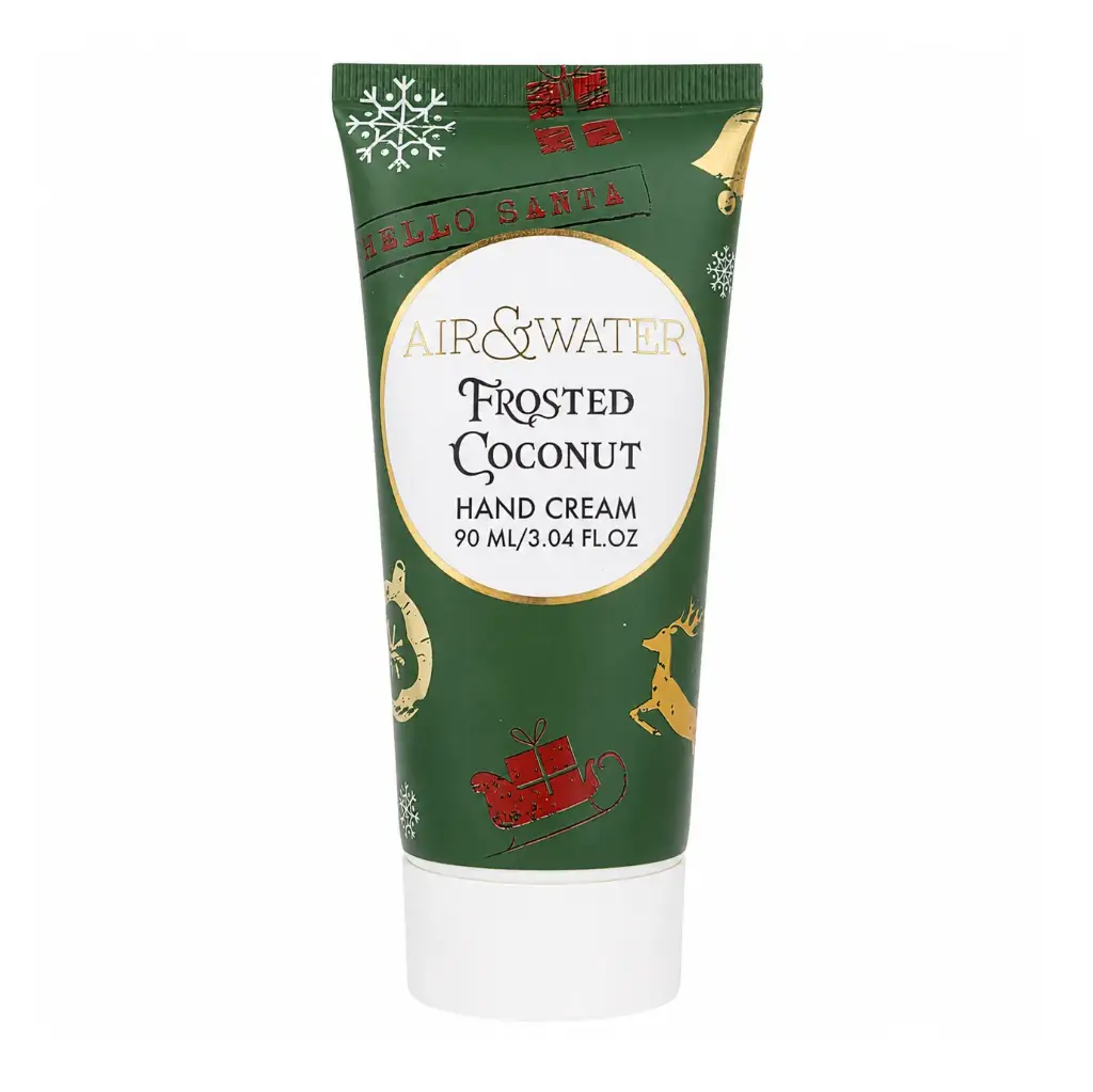 HELLO SANTA - AIR & WATER FROSTED COCONUT HAND CREAM 90ML