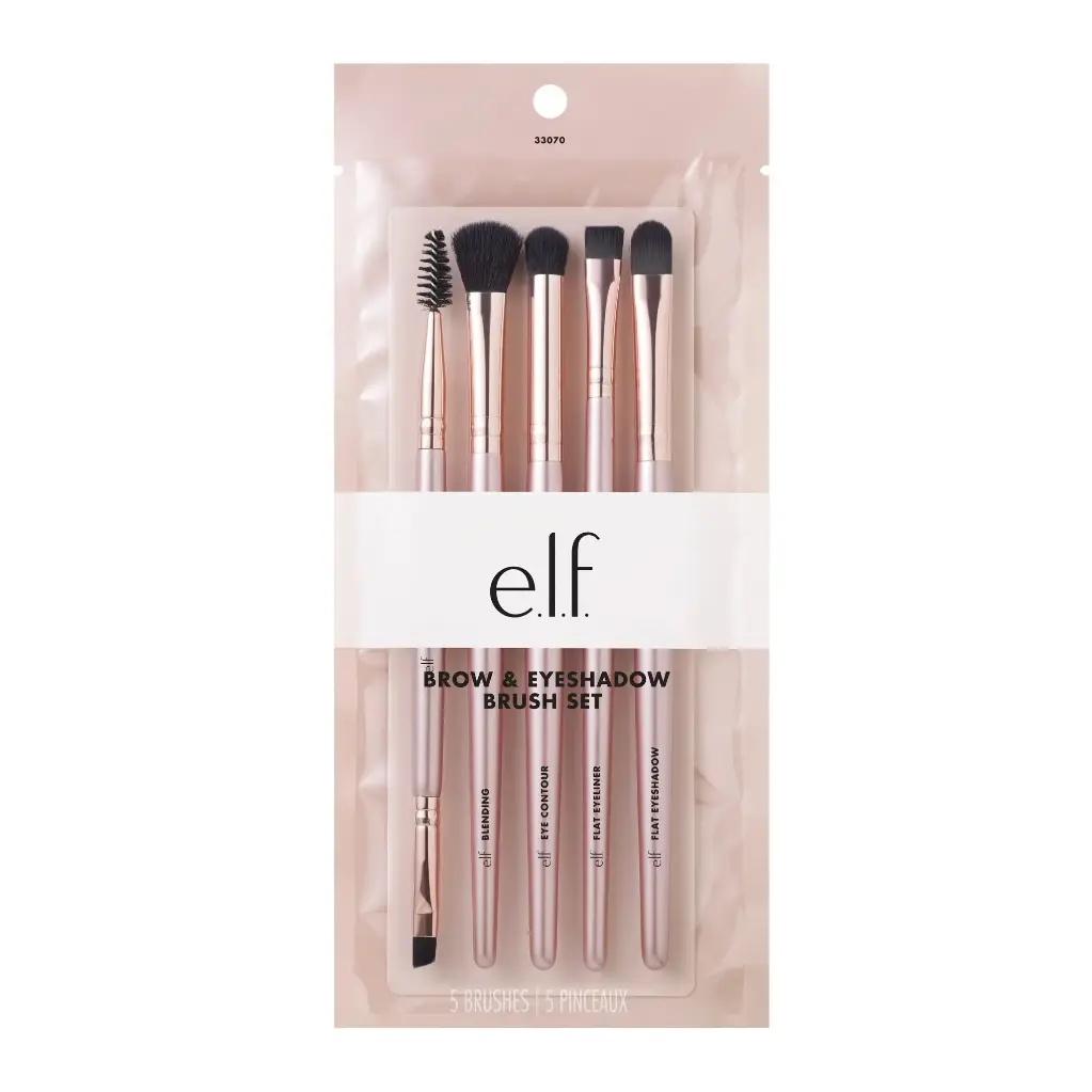ELF - BROW & EYESHADOW BRUSH SET 5PCS