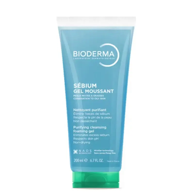 BIODERMA - SEBIUM GEL MOUSSANT COMBINATION TO OILY SKIN 200ML