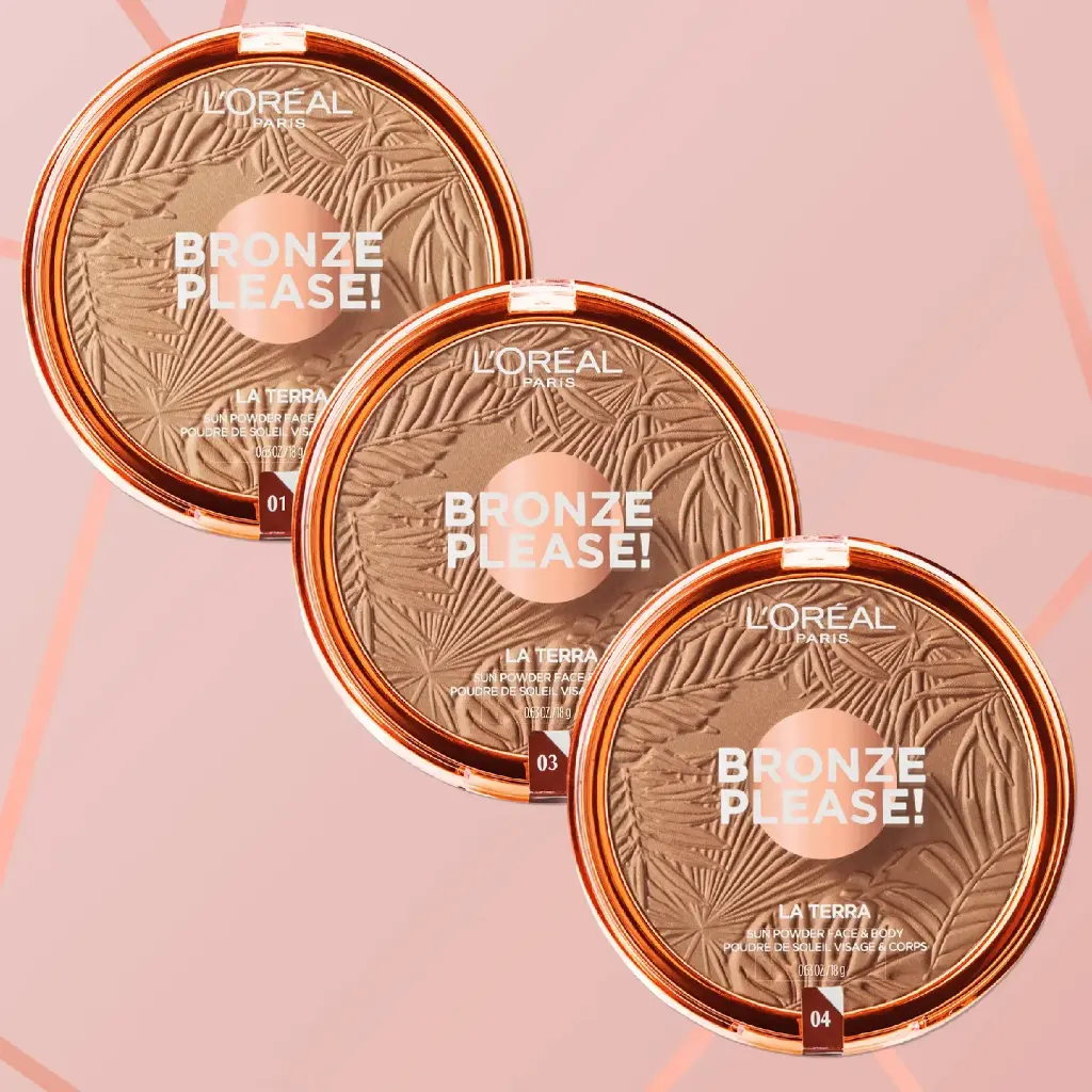 LOREAL - BRONZE PLEASE! LA TERRA SUN POWDER FACE & BODY 18G
