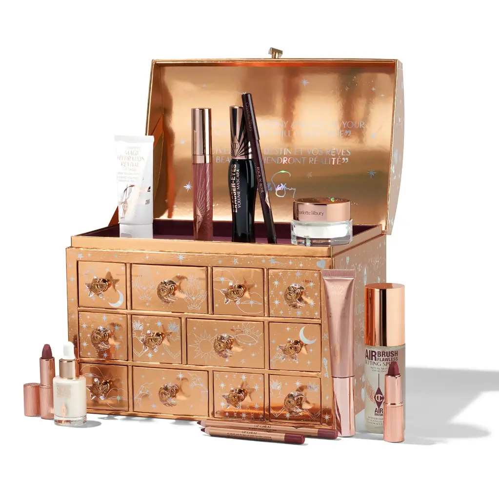 CHARLOTTE TILBURY - CHARLOTTES BEAUTY TREASURE CHEST GIFT SET 12PCS