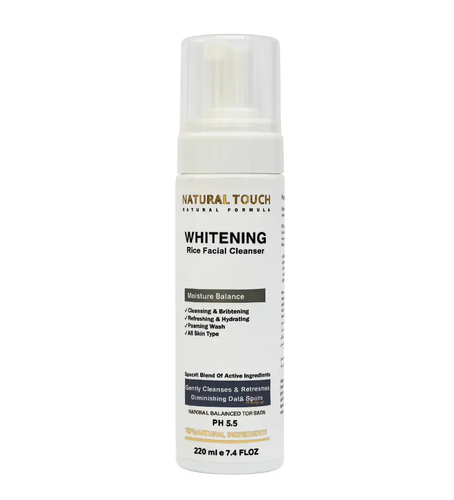 NATURAL TOUCH - WHITENING RICE FACIAL CLEANSER 220ML