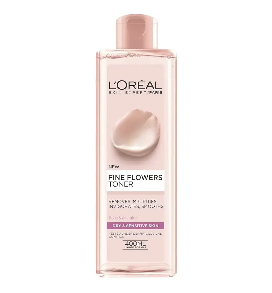 LOREAL - FINE FLOWERS CLEANSING TONER 400ML