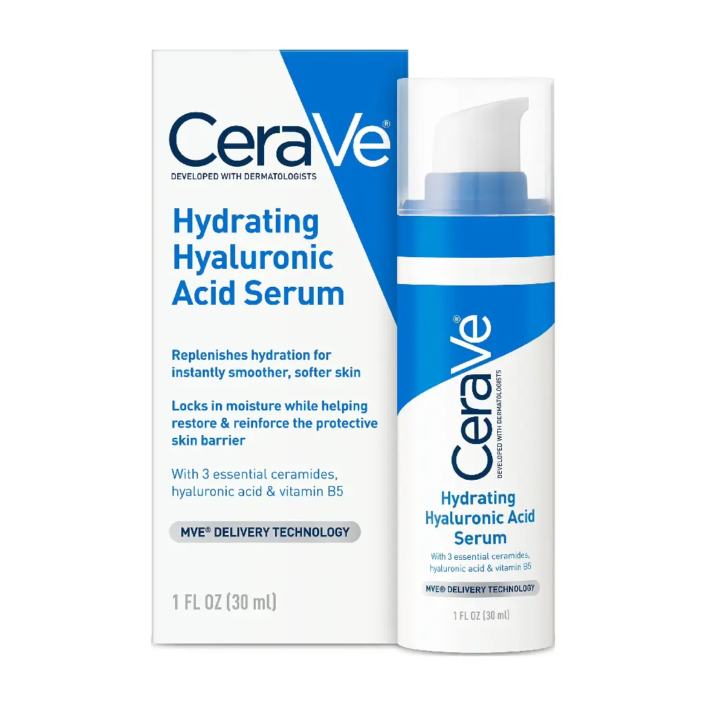 CERAVE - HYALURONIC ACID SERUM FOR FACE WITH VITAMIN B5 AND CERAMIDES 30ML