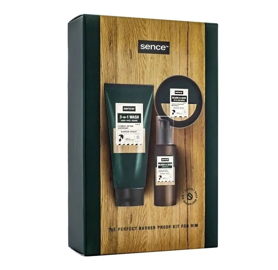 سينس - مجموعة هدايا للرجال للحلاقة مكونة من 3 قطع
