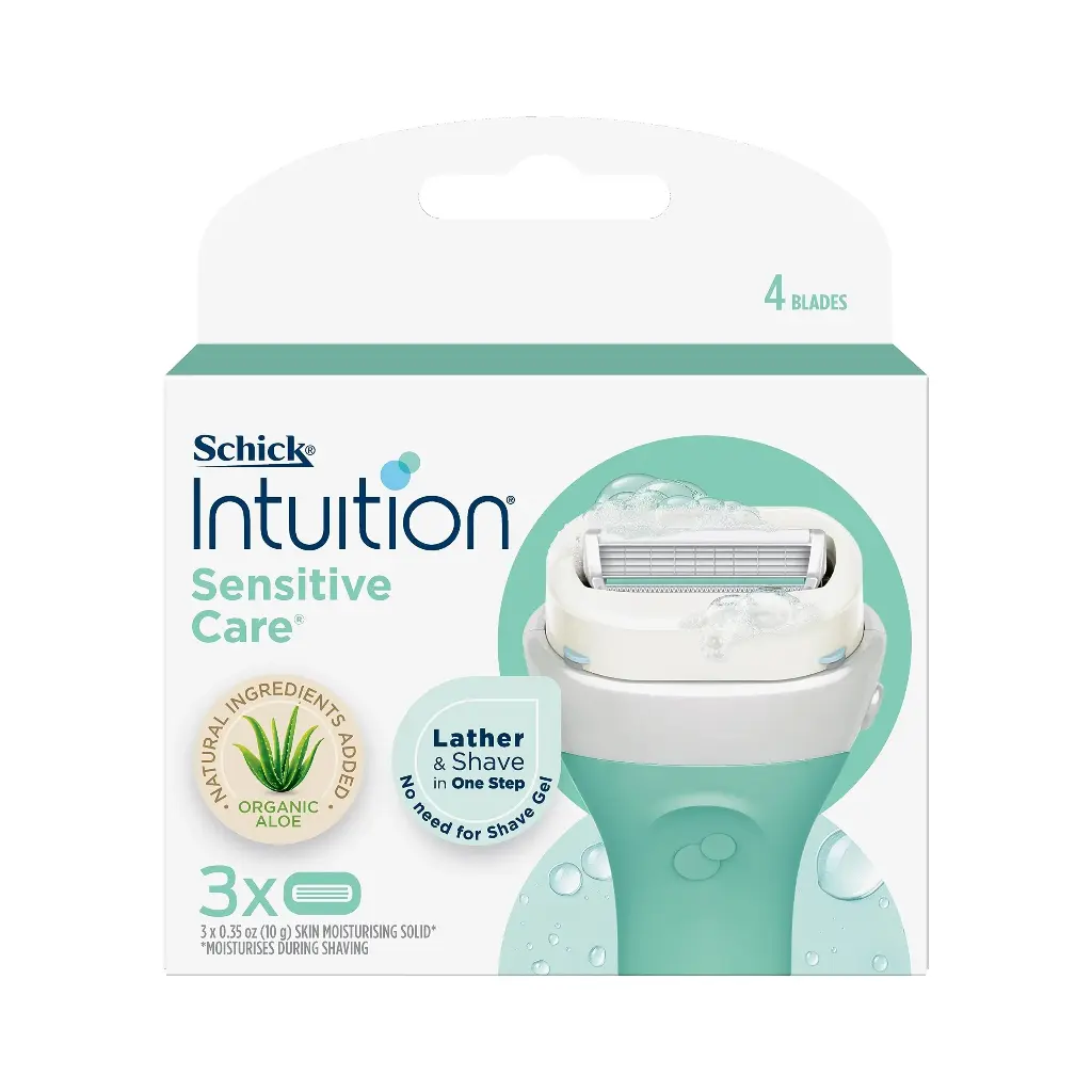 SCHICK INTUITION - BLADE CARTRIDGE REFILLS 3PC