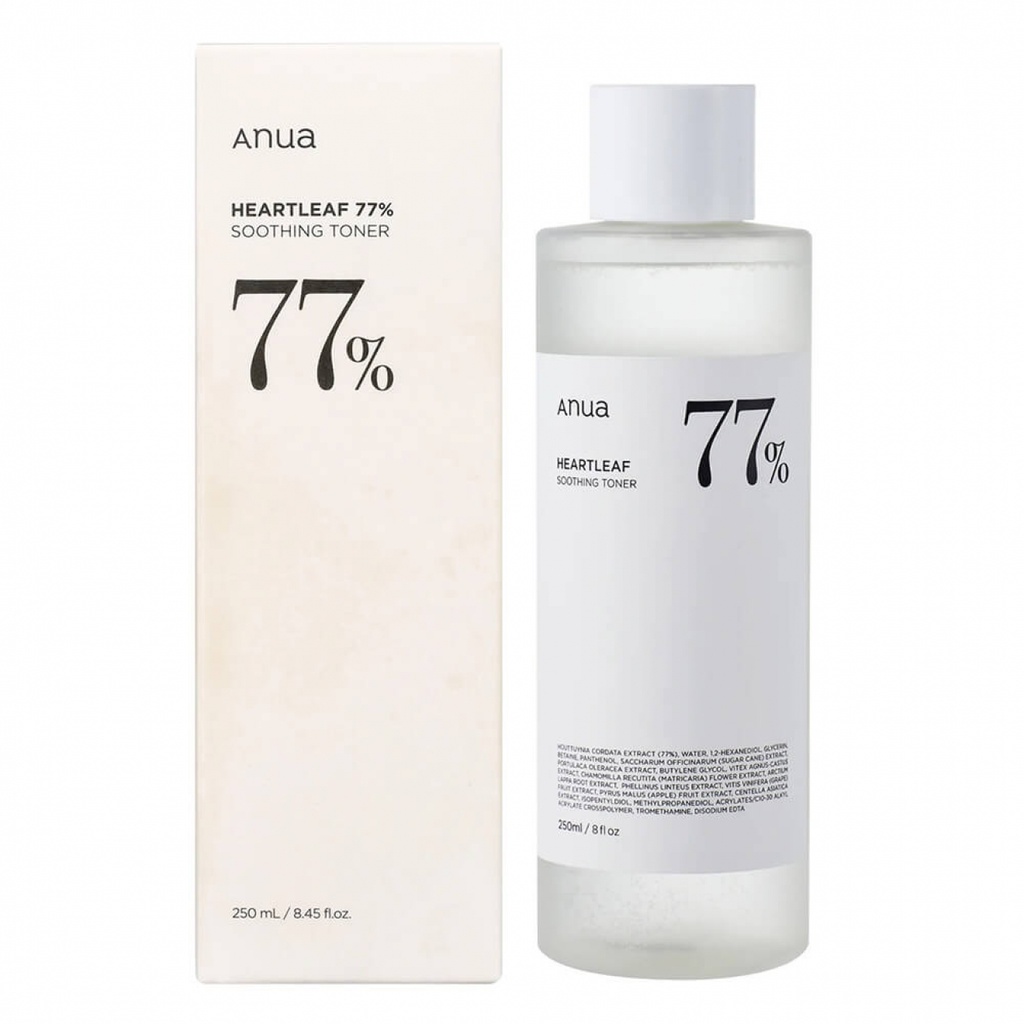 ANUA - HEARTLEAF 77% SOOTHING TONER 250ML