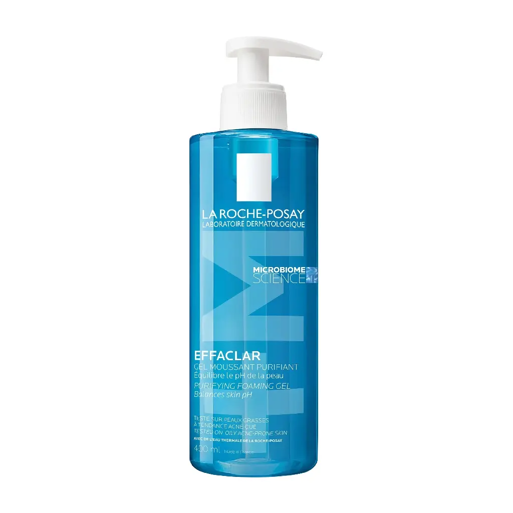 LA ROCHE POSAY - EFFACLAR PURIFYING FOAMING GEL FACE CLEANSER FOR OILY SKIN 400ML‏