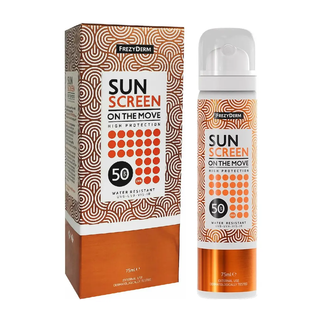 FREZYDERM - SUNSCREEN ON THE MOVE HIGH PROTECTION SPRAY SPF50 75 ML