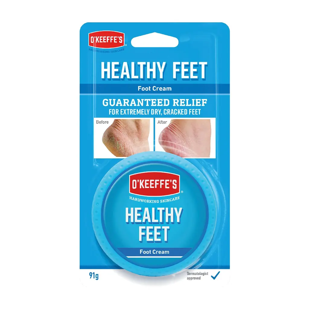 OKEEFFES - FOR HEALTHY FEET CREAM RELIEVES EXTREMELY DRY CRACKED FEET 91G‏