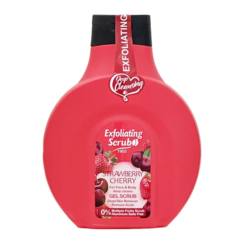 فروت أوف ذا ووكالي - جل مقشر بالفراولة والكرز 500 مل