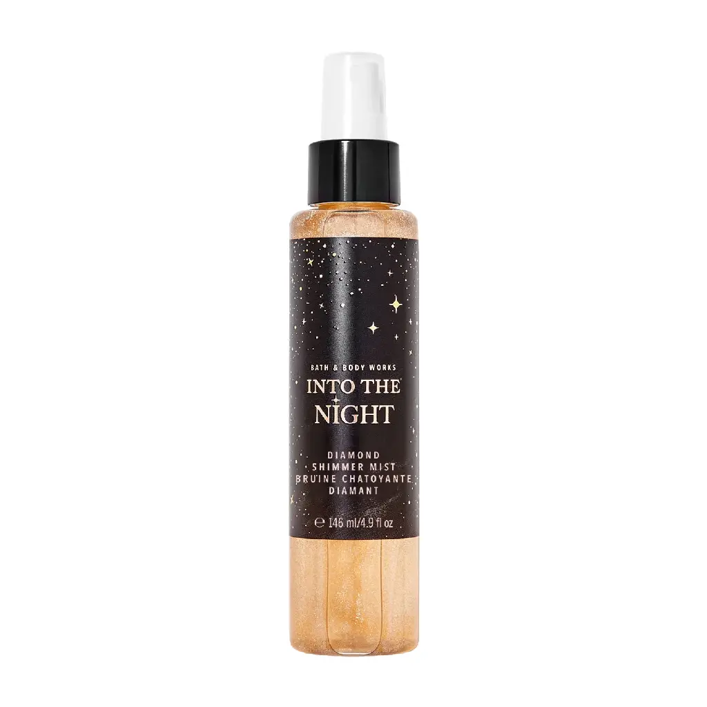 BATH & BODY WORKS - INTO THE NIGHT DIAMOND SHIMMER MIST 146ML