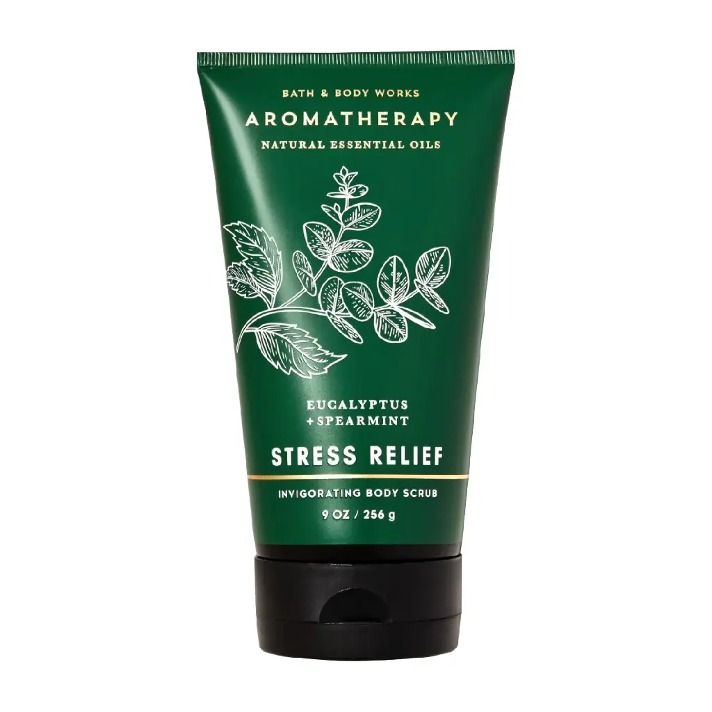 BATH & BODY WORKS - EUCALYPTUS+SPEARMINT STRESS RELIEF BODY SCRUB 256G