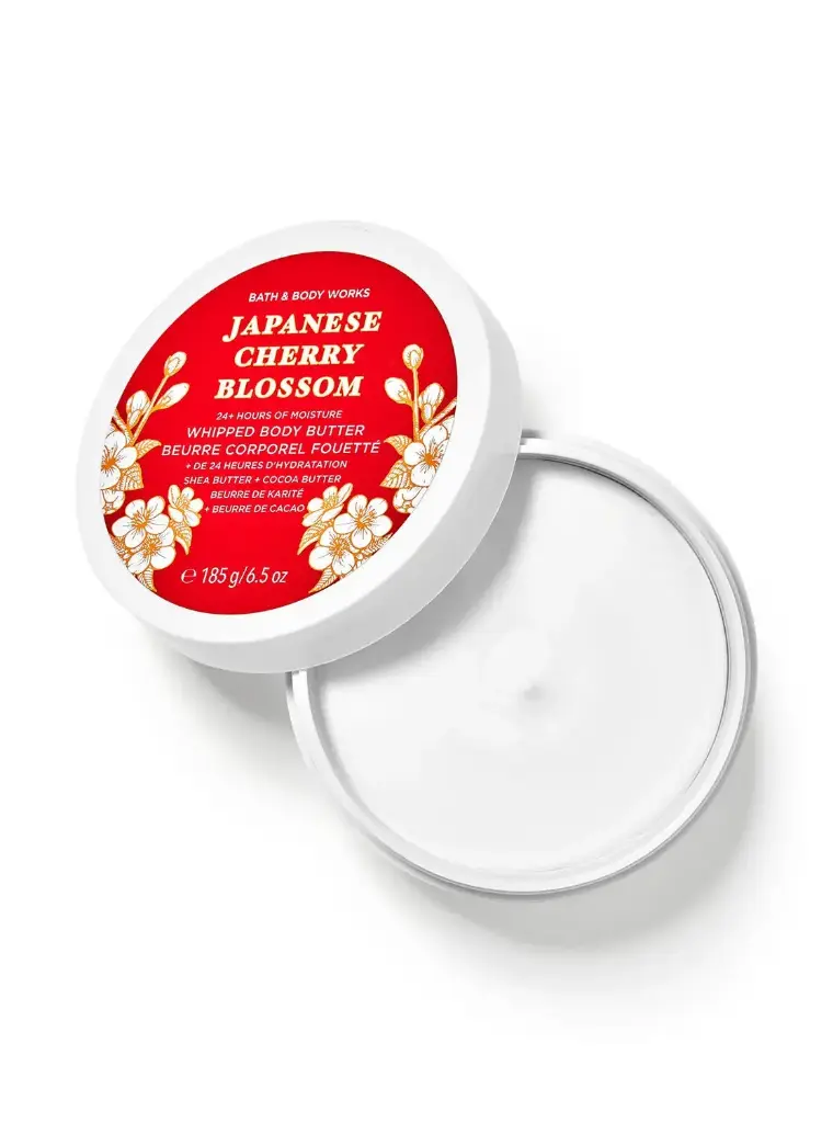 BATH & BODY WORKS - JAPANESE CHERRY BLOSSOM WHIPPED BODY BUTTER 185G