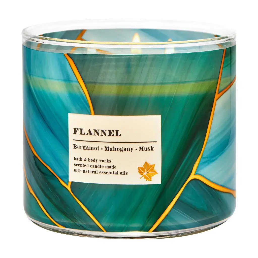 BATH & BODY WORKS - FLANNEL CANDLE 411G