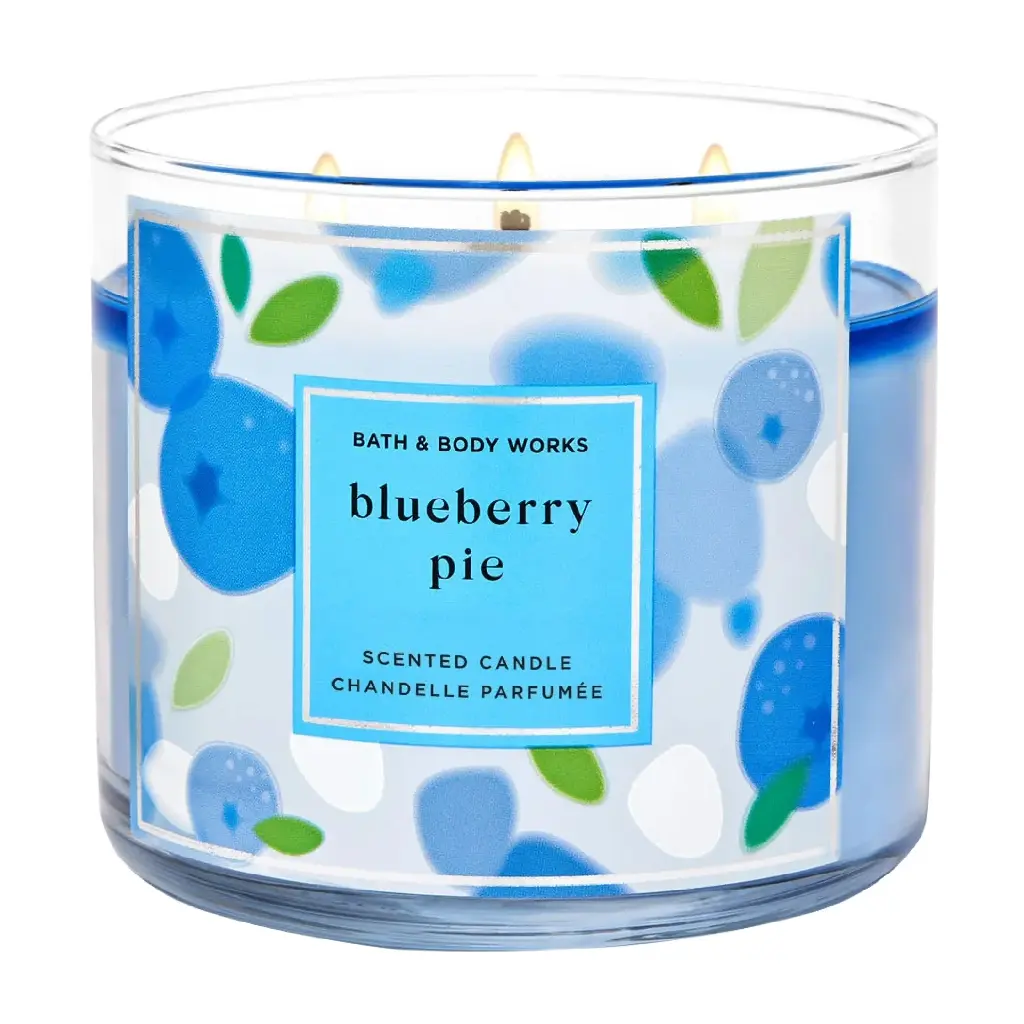 BATH & BODY WORKS - BLUEBERRY PIE CANDLE 411G