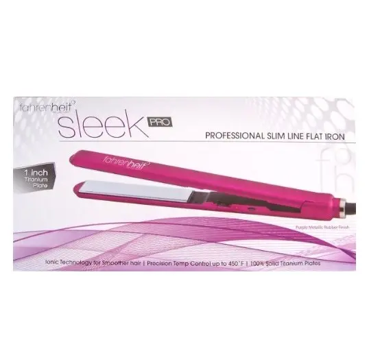 FAHRENHEIT - SLEEK PROFESSIONAL SLIM LINE FLAT IRON FOR SMOOTHER HAIR