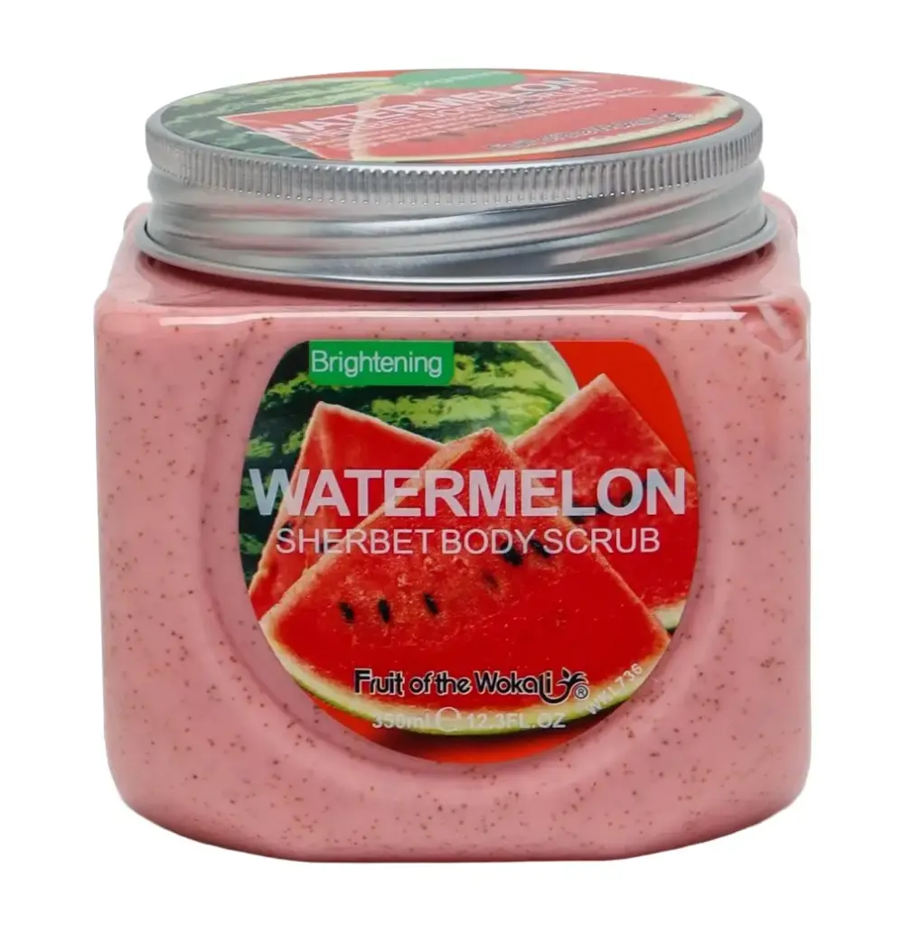 فروت أوف ذا ووكالي - مقشر جسم بطيخ فاخر لتفتيح البشرة 350 مل