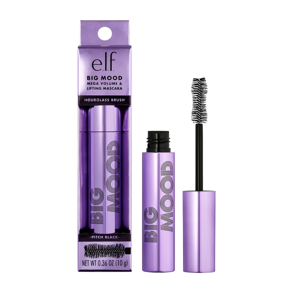 E.L.F - BIG MOOD MEGA VOLUME LIFTING MASCARA BLACK 9ML