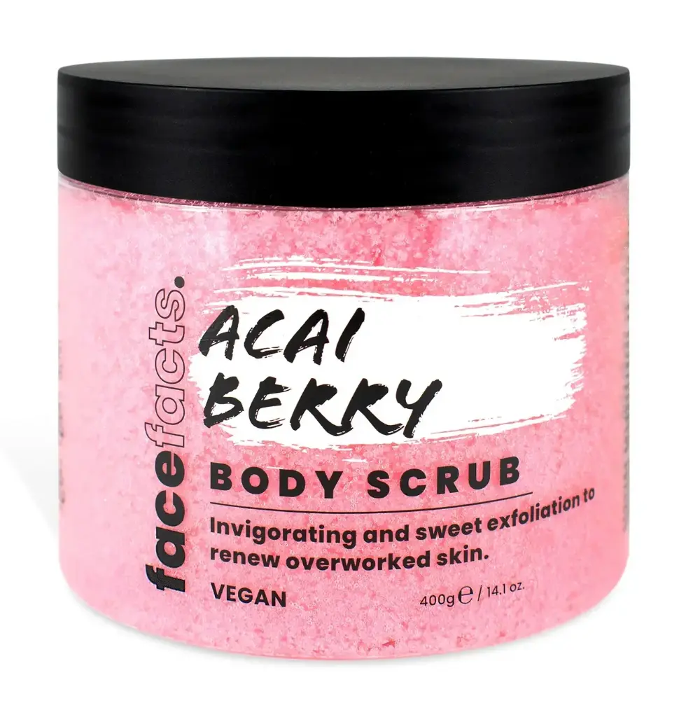 FACE FACTS - ACAI BERRY BODY SCRUB 400G