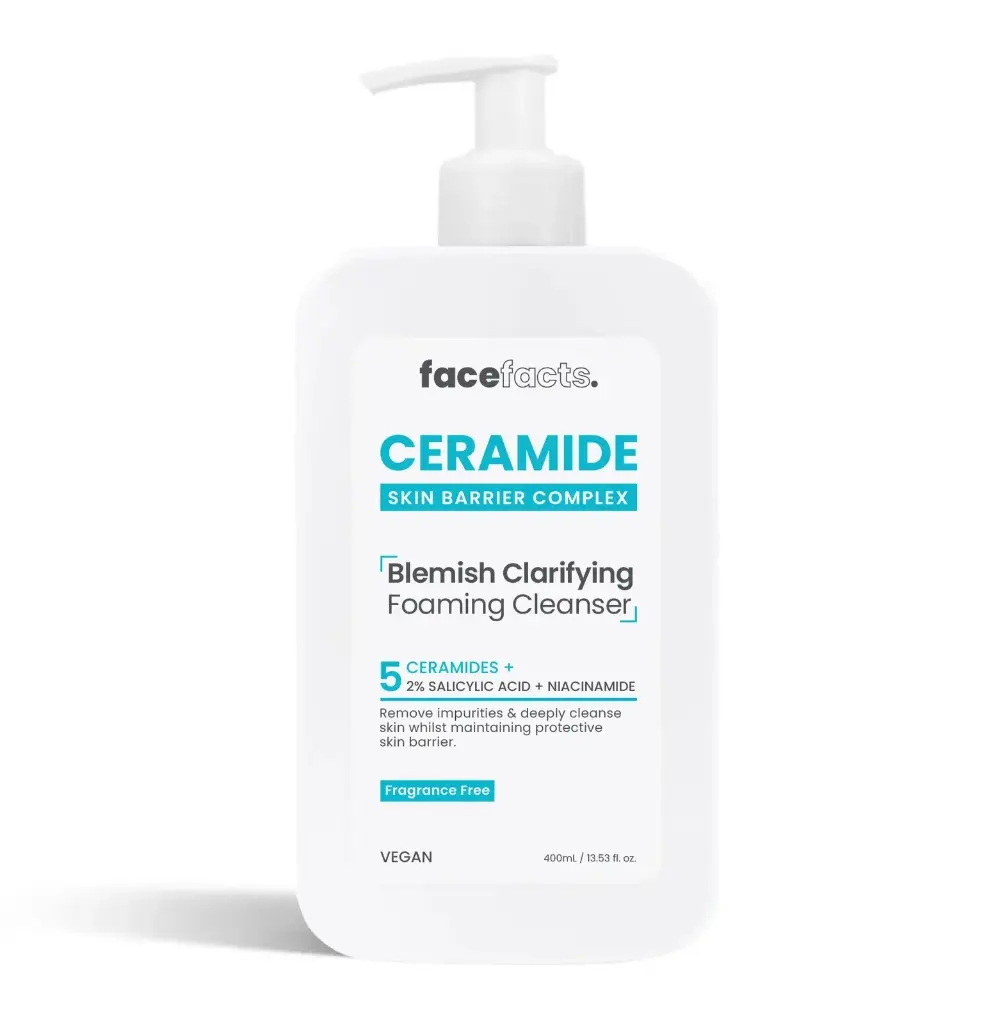FACE FACTS - CERAMIDE BLEMISH CLARIFYING FOAMING CLEANER 400ML