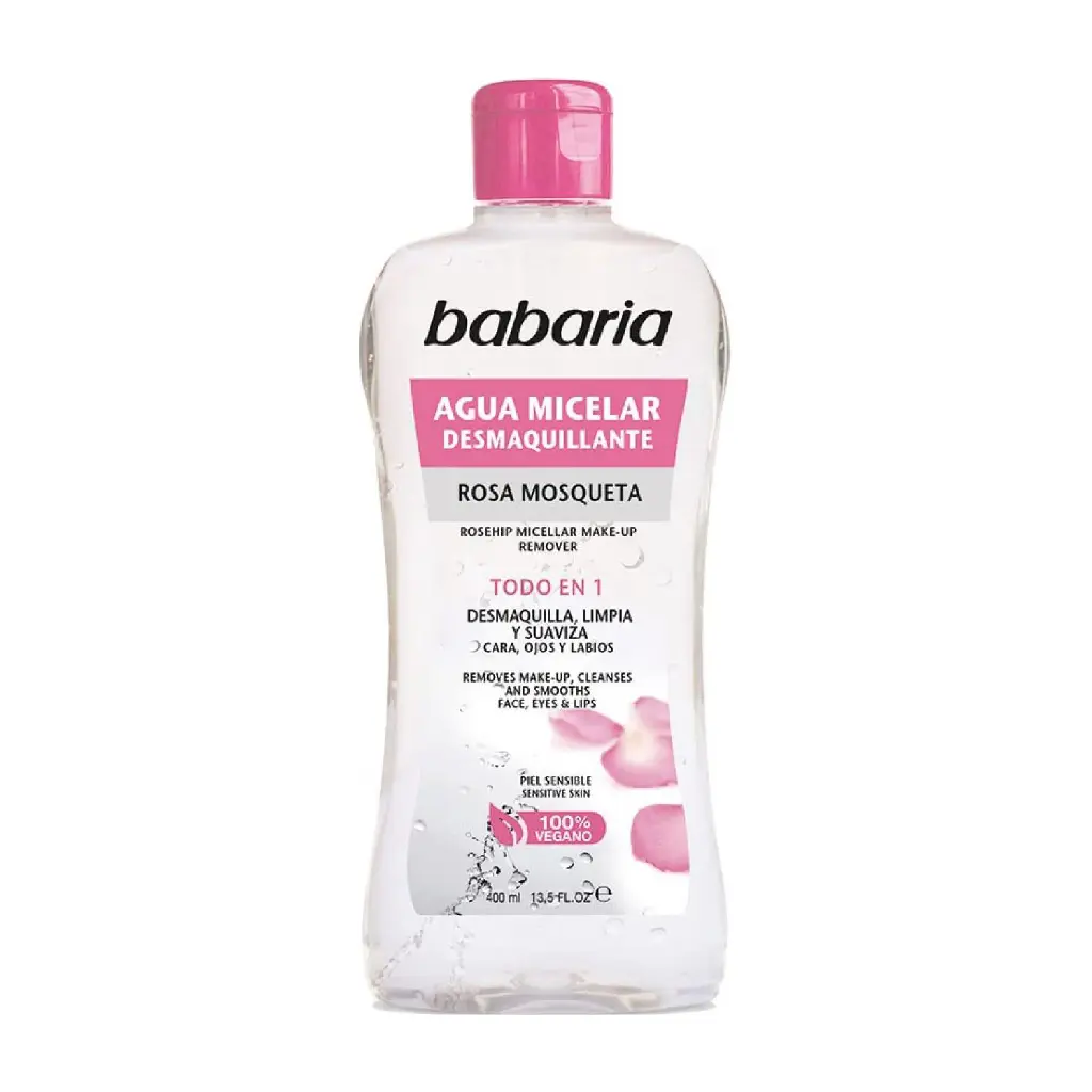 BABARIA - AGUA MICELAR ROSA MOSQUETA 400ML
