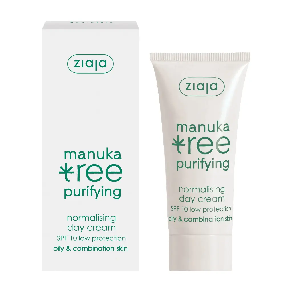 ZIAJA - MANUKA TREE PURIFYING NORMALISING DAY CREAM WITH SPF10 50ML
