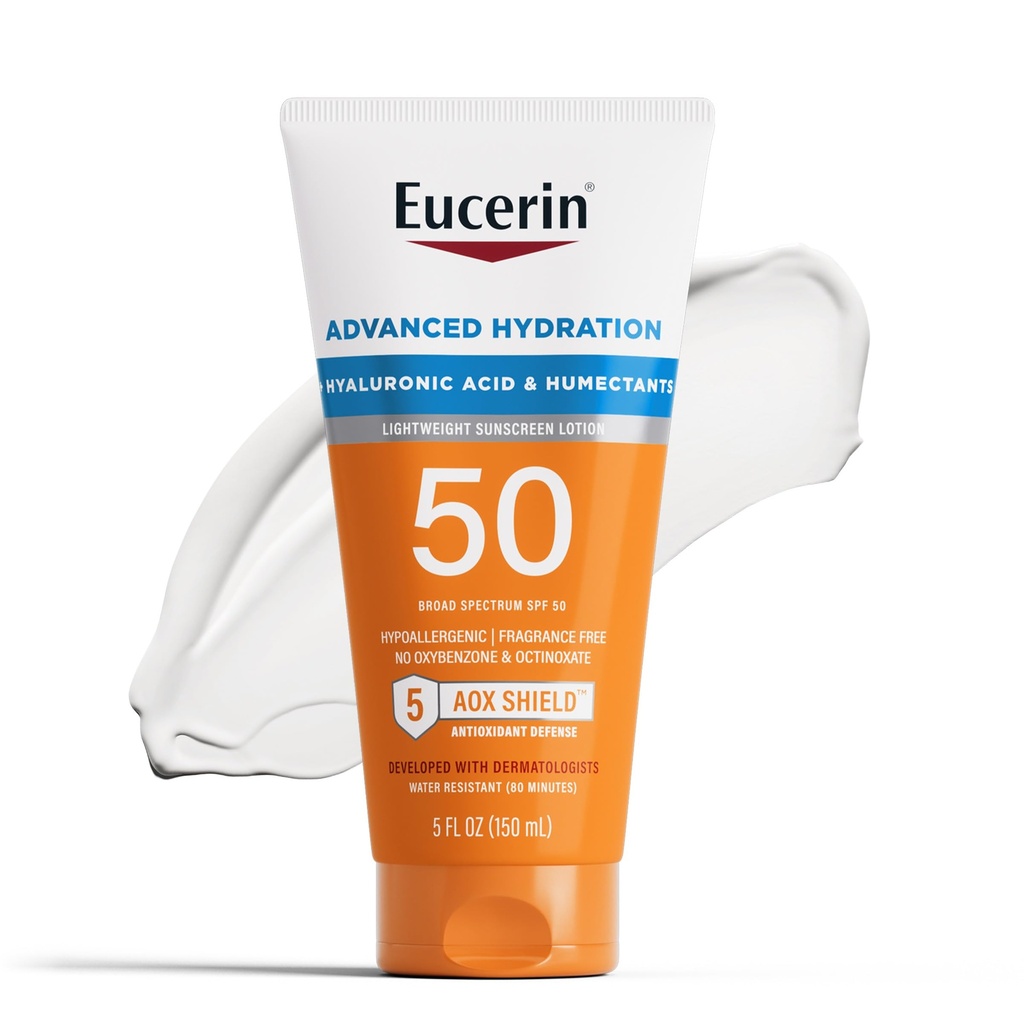 EUCERIN - ADVANCED HYDRATION SUNSCREEN LOTION - SPF 50 150ML