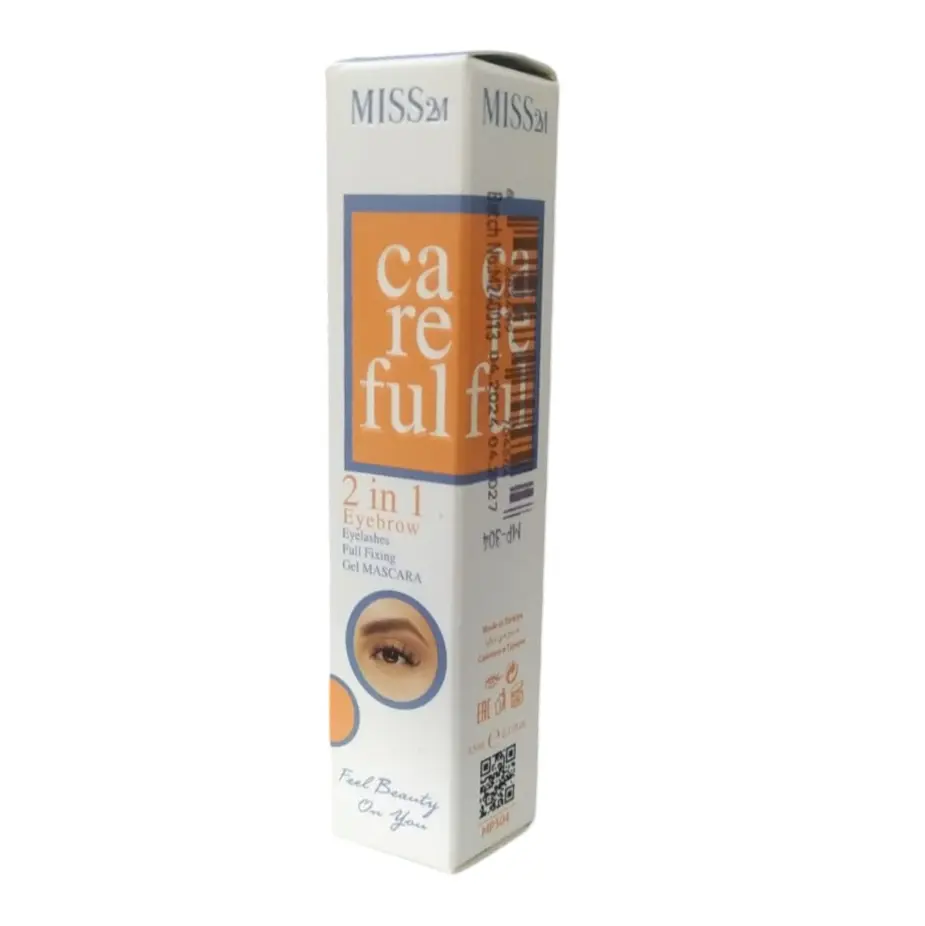 ميس 2 ام - ماسكارا جل تثبيت كامل للحواجب والرموش 2 في 1 بحجم 4.5 مل