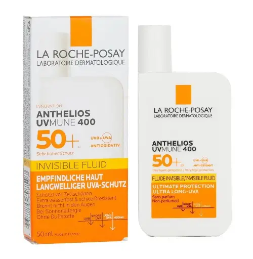 LA ROCHE POSAY - ANTHELIOS UVMUNE 400 INVISIBLE FLUID SPF50+ NON-PERFUMED 50ML