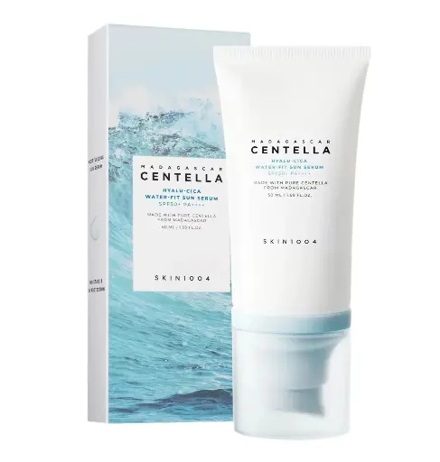 SKIN1004 - مدغشقر سنتيلا سيروم واقي من الشمس بتركيبة هايلو-سيكا بعامل حماية من الشمس درجة 50 حجم 50 مل