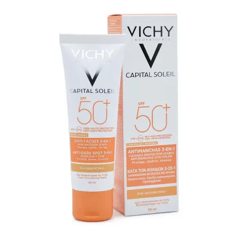 VICHY - CAPITAL SOLEIL ANTI DARK SPOT 3-IN-1 TINTED DAILY CARE SPF50+ 50ML