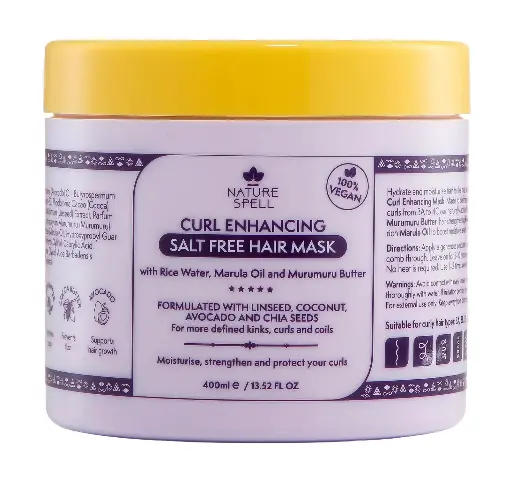 NATURE SPELL - CURL ENHANCING SALT FREE HAIR MASK 400ML
