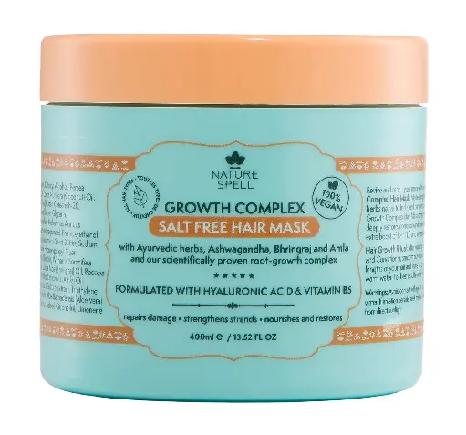 NATURE SPELL - GROWTH COMPLEX SALT FREE HAIR MASK 400ML