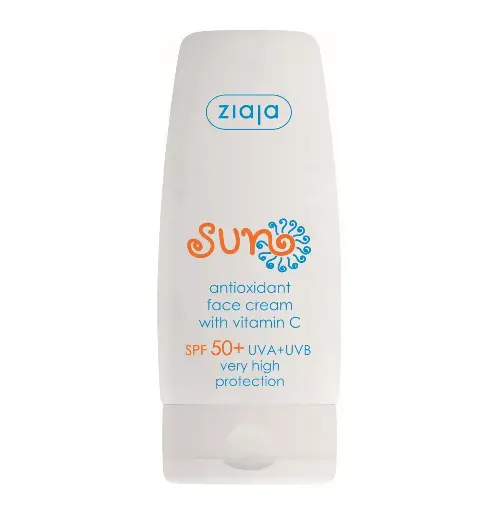 ZIAJA - SUN ANTIOXIDANT FACE CREAM WITH VITAMIN C SPF50+ 50ML