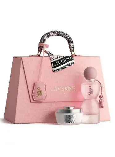 لافيرن - طقم سينس جورجينا او دي بي 75 مل + 2 مل + بيرفيوم بودي باودر