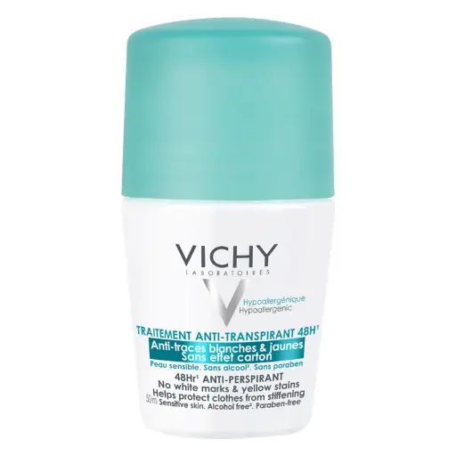 VICHY - ANTI-TRANSPIRANT 48H ANTI-MARKS ROLL-ON DEODORANT 50ML